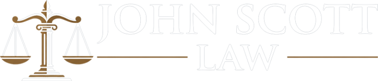 John Scott Law logo white